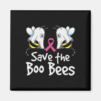 Save The Boo Bees Breast Cancer Awareness Hallowee Magnet