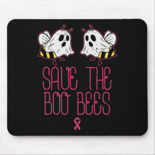Save The Boo Bees Breast Cancer Awareness Hallowee Mouse Pad