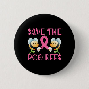 Save The Boo Bees Breast Warrior Survivor Cancer A Button