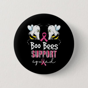 Save The Boo Bees Support Squad Breast Cancer Awar Button