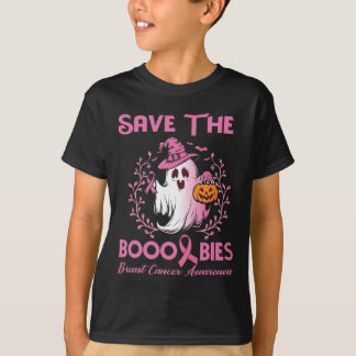 Save The Boo Bies Breast Cancer Awareness Hallowee T-Shirt