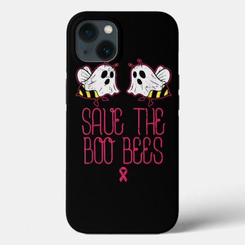 Save The Boobees Boo Bees Breast Cancer Halloween  iPhone 13 Case