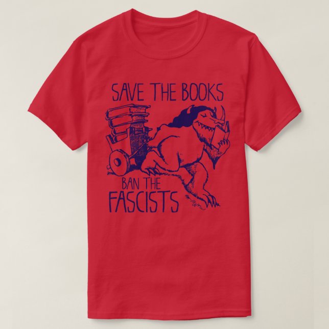 Save the Books T-Shirt (Design Front)