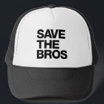 Save the Bros Hat - Black<br><div class="desc">The official Save the Bros trucker hat.</div>