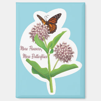 Save the Butterflies Monarch Butterfly Magnet