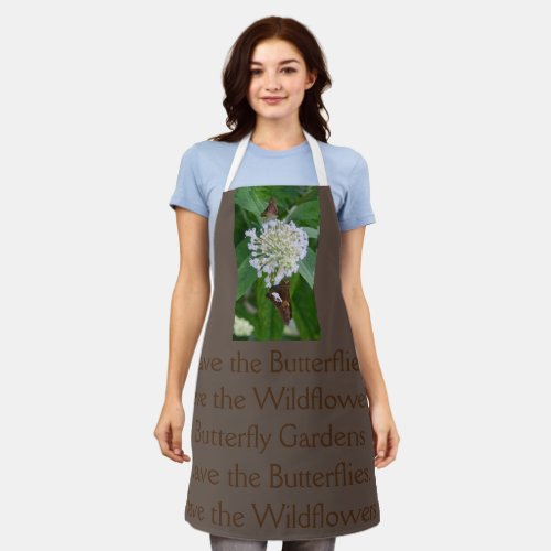 Save the Butterflies Two Skippers Apron