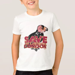 Save the California Condor Kids' American Apparel Fine Jersey T-Shirt