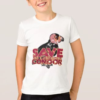 Save the California Condor Kids' American Apparel Fine Jersey T-Shirt