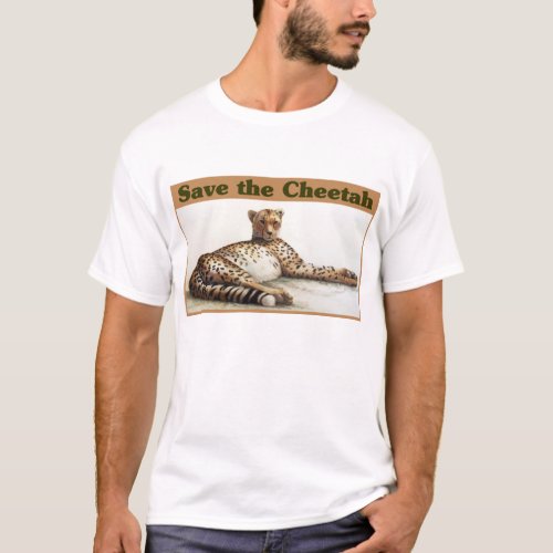 Save the Cheetah T_Shirt