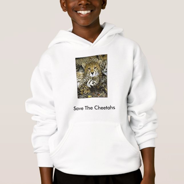 Save The Cheetahs Hoodie (Front)