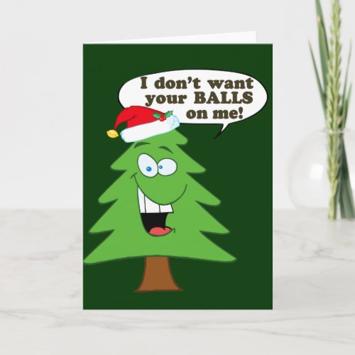 Save The Christmas Trees Holiday Card