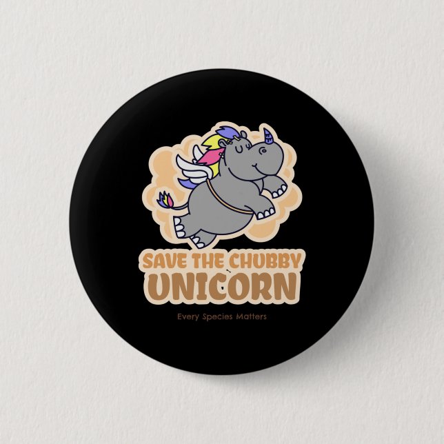 Save The Chub  Button (Front)
