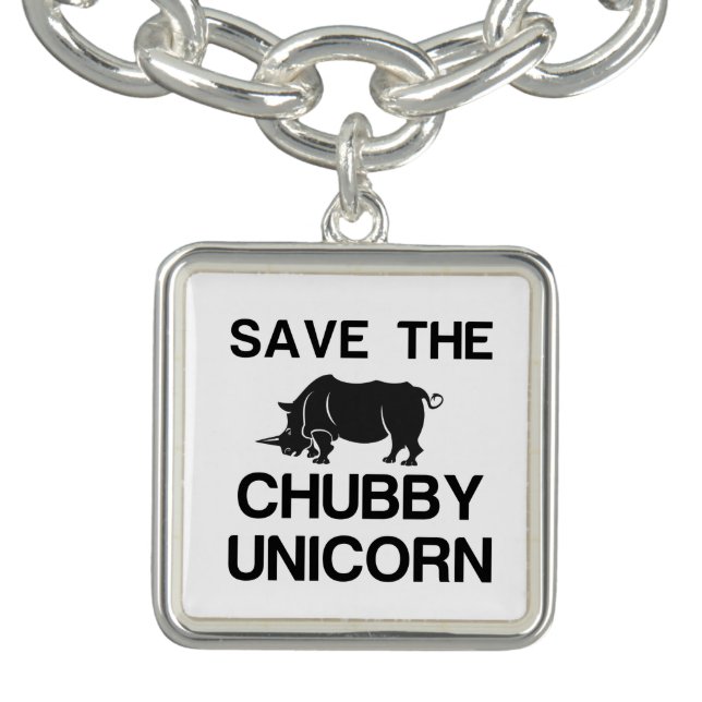SAVE THE CHUBBY UNICORN RHINO BRACELET (Design)