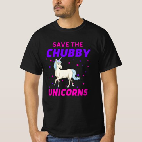 Save The Chubby Unicorns T_Shirt