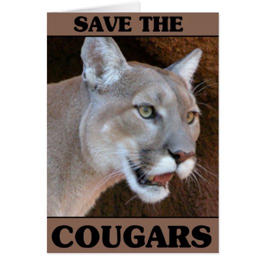 Save the Cougar Cards (Front)