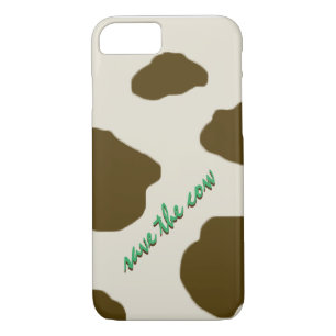 SAVE THE COW brown iPhone 8/7 Case