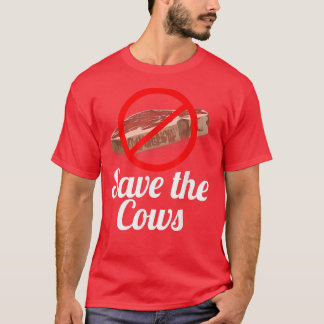 Save the Cows No Red Meat T-Shirt