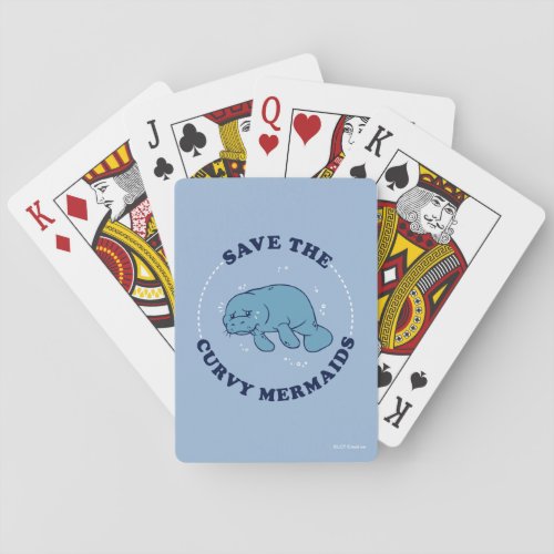 Save The Curvy Mermaids Poker Cards