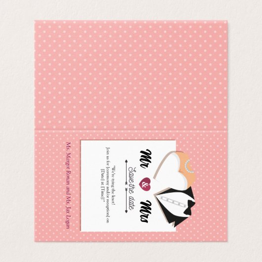 Save the date! (Outside Unfolded)