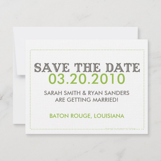 Save the Date (Front)