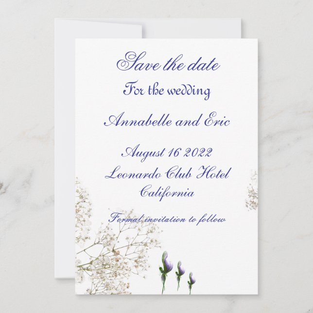 Save the date  (Front)