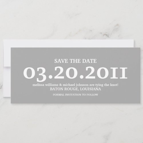 Save the Date