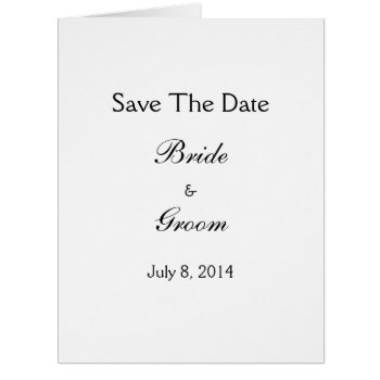 Save The Date by BailOutIsland at Zazzle