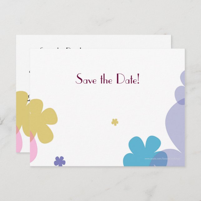 Save the Date 100th Birthday Celebration Postcard (Front/Back)