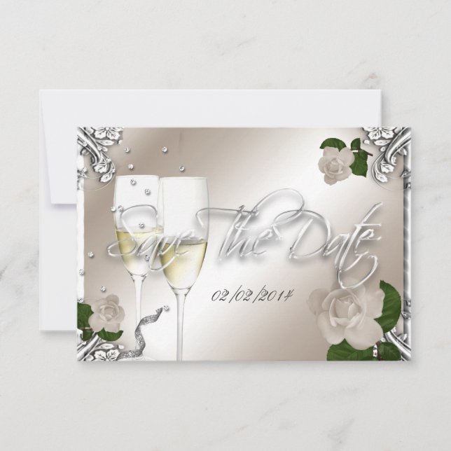 Save The Date 25th Anniversary Wedding (Front)