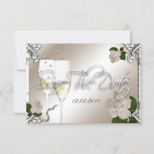 Save The Date 25th Anniversary Wedding