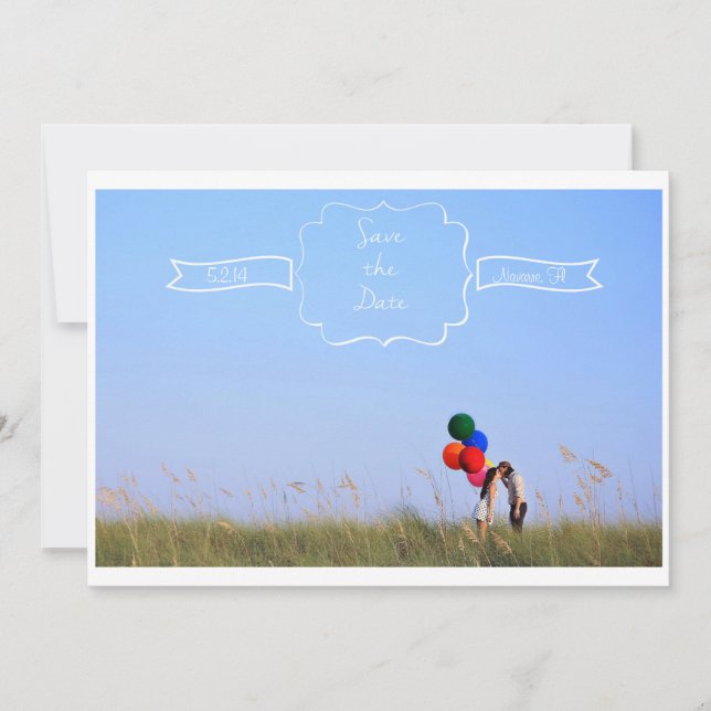 Save the Date 5x7 Post Card look (Front)