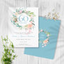 Save the Date 60th Diamond Anniversary Floral Announcement Postcard