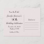 Save the Date 90th Birthday Party Floral