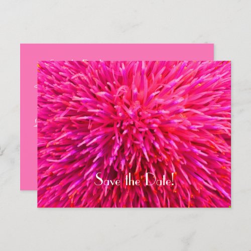 Save the Date 90th Birthday Party Pink Abstract Announcement Postcard