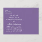 Save the Date 90th Birthday Personalized Postcard