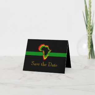 African Wedding Invitations Zazzle