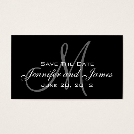 Customizable Save the Date and Wedding Website Card Business Card Templates