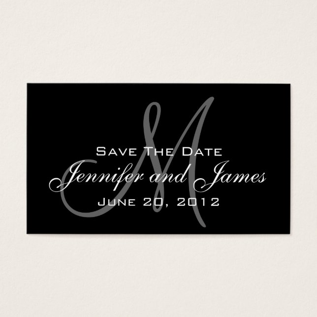 Save the Date and Wedding Website Card (Front)