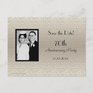 Save the Date Anniversary Photo Announcement
