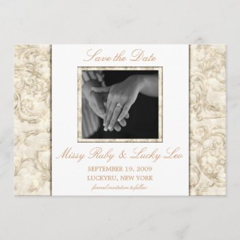 Save The Date Announcement by mjakubo434 at Zazzle