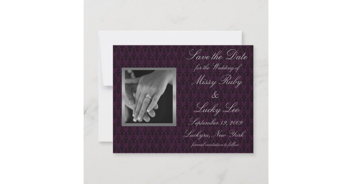 Save the Date Announcement | Zazzle