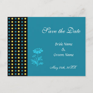 Save the date announcement postcard