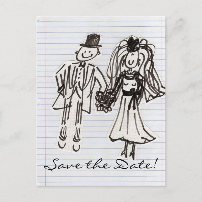 Save the Date! Announcement Postcard (Front)