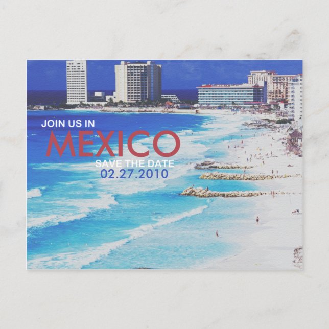 Save the Date Announcement Postcard (Front)