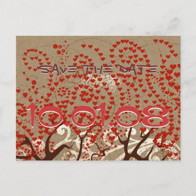 Save The Date Announcement Postcard (Front)