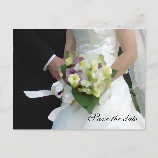 Save the date announcement postcard (Front)