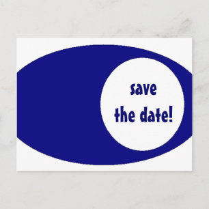 save the date! announcement postcard