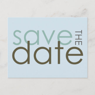 Save the Date Announcement Postcard