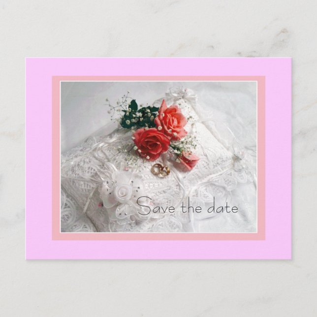 Save the date announcement postcard (Front)