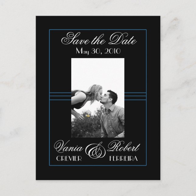 Save the Date Announcement Postcard (Front)